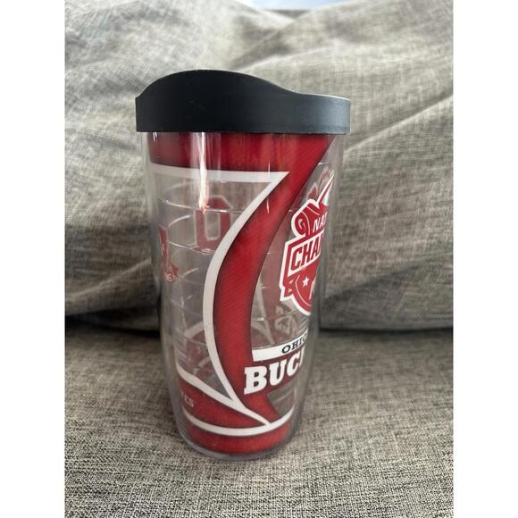Tervis Tumbler Ohio State Buckeyes 2014 8x National Champions Cup 16 Oz Red Lid - Picture 4 of 7
